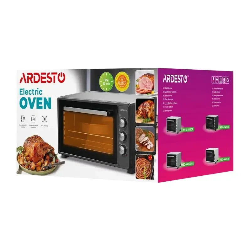 Mini Oven Ardesto MEO-N48GR, Grey 5