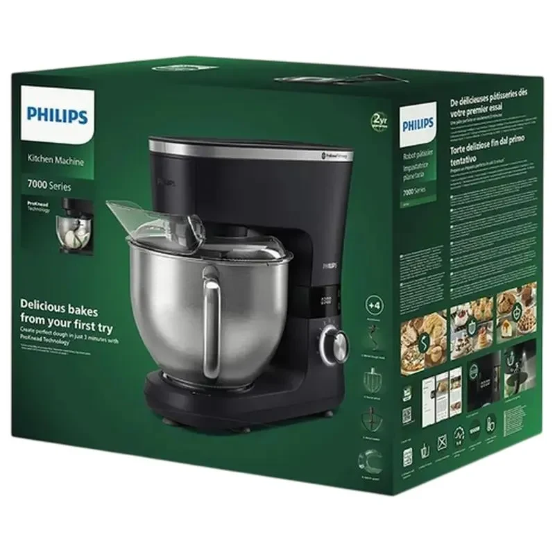 Food processor Philips HR7962/01, Black 7