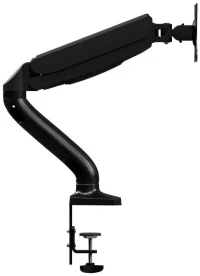 Arm for 1 monitors 13”-31.5” -  AOC AS110D0 Black, Desk Clamp/Grommet, Aluminum structure, Gas spring, Height adjustment, Max.Load: 2-9kg, Tilt: '-90°~+85°, Swivel:180°, Rotation:360°, Hidden cable management, VESA 75/100 2