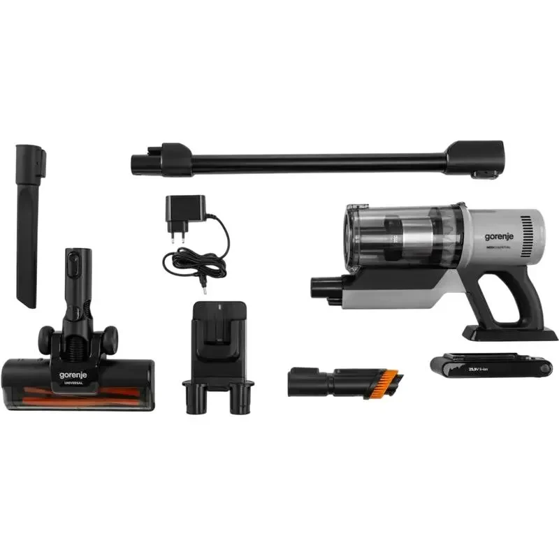 Vertical Vacuum Cleaner Gorenje SVC259400NES, Black 8