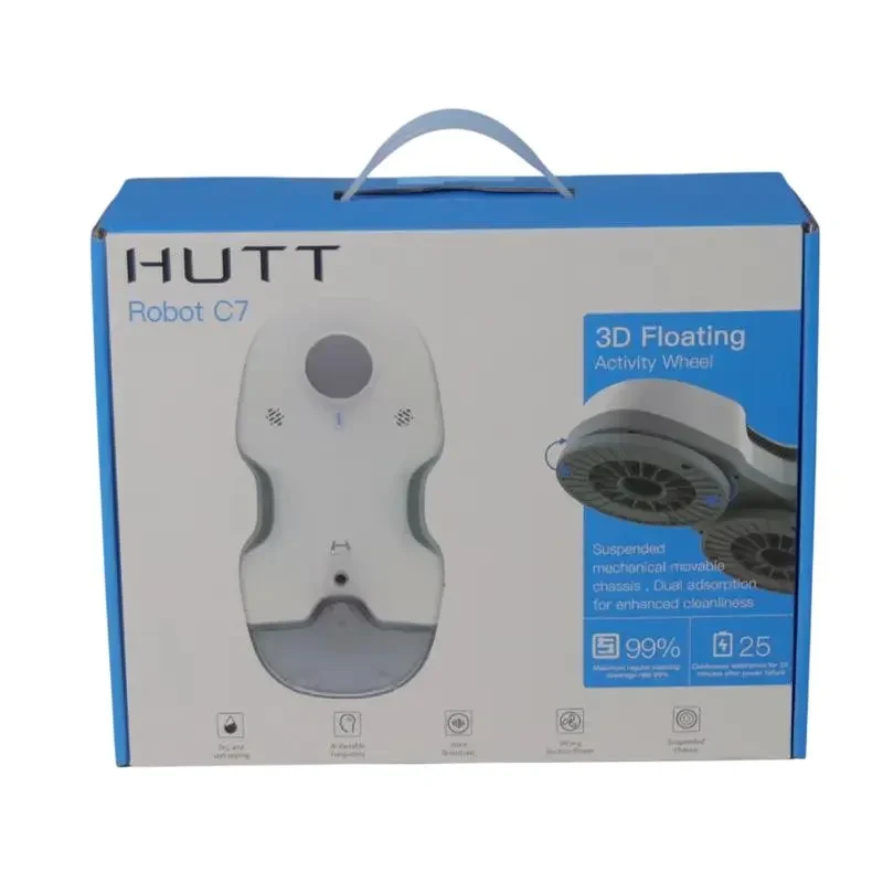 Window cleaner robot HUTT C7, White 4