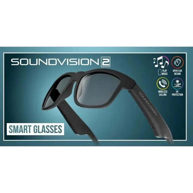Ochelari Cellularline Sound Vision 2 Wireless Audio Sunglasses, Black 4