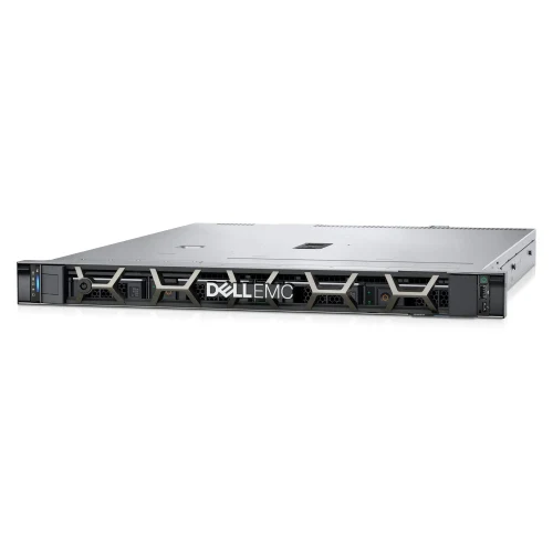 Dell PowerEdge R250 1U Rack, Intel Xeon E-2314 (2.8GHz, 8M, 4C/4T, 65W), 1x16GB UDIMM DDR4 RAM, 2TB HDD SATA,  (Chassis 4x3.5” Hot-Plug HDD), iDRAC9 Basic, On-Board LOM Broadcom 5720 Dual Port 1Gb, TPM 2.0 V3, Single Hot-Plug 700W PSU Titanium, 1U/2U Static Rails.