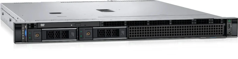 Dell PowerEdge R250 1U Rack, Intel Xeon E-2314 (2.8GHz, 8M, 4C/4T, 65W), 1x16GB UDIMM DDR4 RAM, 2TB HDD SATA,  (Chassis 4x3.5” Hot-Plug HDD), iDRAC9 Basic, On-Board LOM Broadcom 5720 Dual Port 1Gb, TPM 2.0 V3, Single Hot-Plug 700W PSU Titanium, 1U/2U Static Rails. 2