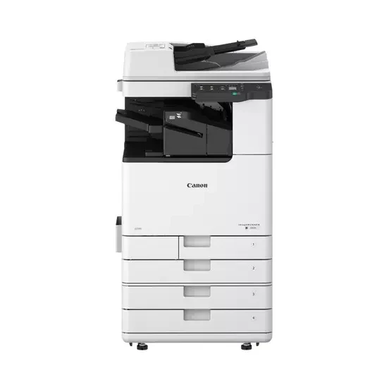 MFP A3 Canon iR2930 (5975C005) + C-EXV 67, Mono Printer/Duplex/Copier/Scan, A3, 15 ppm, DADF(up to 100-sheet), 1200x1200 dpi, up 30ppm, 52-220g/m, 1.6GHz, 2Gb, 64Gb, P/Input 1200-sheet, USB 2.0, Gb Ethernet, Wi-Fi, IN SET: Cartridge C-EXV 67 33k pages 5%. 6