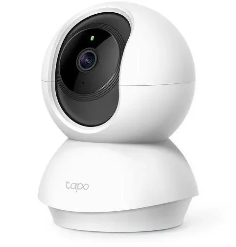 Indoor IP Security Camera  TP-LINK Tapo C200, White, No Hub Required, FHD (1920x1080), Smart Pan/Tilt IP Camera, WiFi, 114° angle lens, 1/2.9“, F/NO: 2.4; Focal Length: 4mm, 2-way audio, Privacy Mode, Motion Tracking, Night Vision, 360° Panoramic Snapshot, MicroSD up to 128GB, Andoid/iOS
