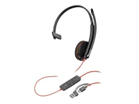 Casti monoaurale Poly Blackwire 3210 / +USB-C/A Adapter 4