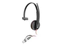 Casti monoaurale Poly Blackwire 3210 / +USB-C/A Adapter 3