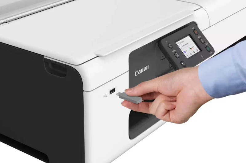 Plotter Canon image PROGRAF TC-21M (7058C003) 24”/A1/610mm, 2400x1200 dpi, 5pl, Scaner A4,  1GB, Net, Wi-Fi, Total : 4352 nozzles, 100p A4, 4 tank: Pigment PFl-050 (70ml), Maintenance Cartridge: MC-32, Print Head: PF-08, 968 x 545 x 395 mm, 32 kg. 5