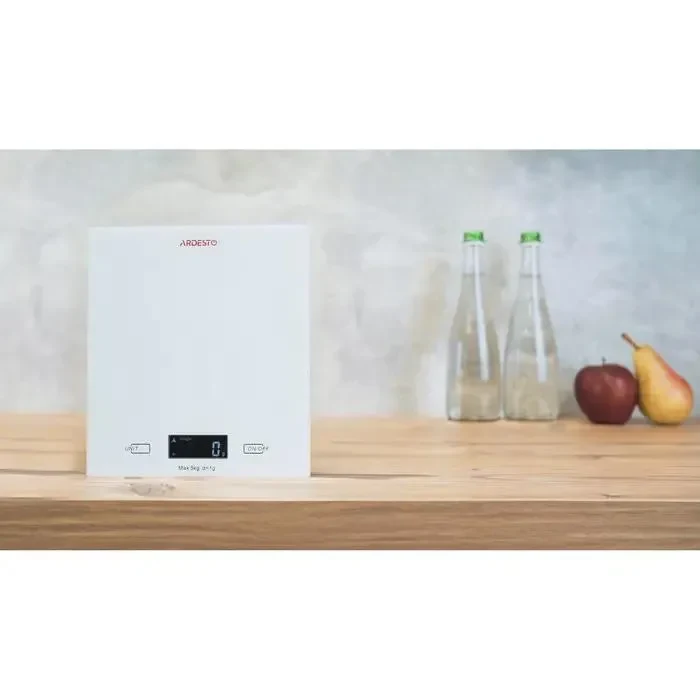 Electronic kitchen scales Ardesto SCK-893W, White 3
