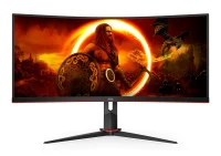 34.0” Monitor Gaming AOC CU34G2XP/BK/ Curved/ 4K/ 1ms/ 180Hz/ Black
