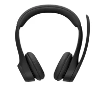 Logitech Zone 300 Wireless Headset for Business, Driver size: 30 mm, Dual beamforming mics with noise-canceling algorithms, Frequency Response: 100-7KHz, Bluetooth 5.3, Wireless range: Up to 30 m (open field line of sight), USB-C charging cable: 1 m, Lithium ion built-in battery, MIDNIGHT BLACK 2