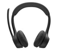Logitech Zone 300 Wireless Headset for Business, Driver size: 30 mm, Dual beamforming mics with noise-canceling algorithms, Frequency Response: 100-7KHz, Bluetooth 5.3, Wireless range: Up to 30 m (open field line of sight), USB-C charging cable: 1 m, Lithium ion built-in battery, MIDNIGHT BLACK 3