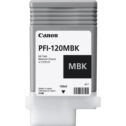 Ink Cartridge Canon PFI-120 Black EMEA , 130ml for Canon imagePROGRAF TM-200, TM-205, TM-300, TM-305