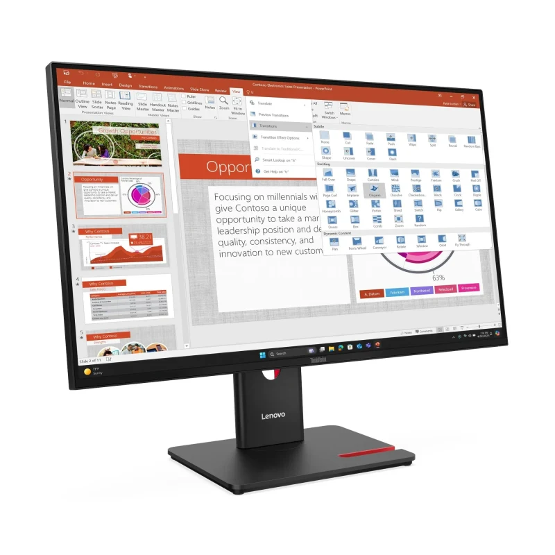 23.8” Monitor Lenovo ThinkVision T24-40/ 120Hz / Black 2