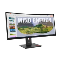 34.0” LENOVO VA LED ThinkVision T34WD-40 Curved Black (4ms, 4000:1, 300cd, 21:9, 3440x1440, 178°/178°, 120Hz Refresh Rate, HDMI, DisplayPort, USB-C (Data, Power, Video), USB Hub: USB-C + 3 x USB3.2, LAN (RJ-45), Curvature 1500R, Height Adjustment, VESA) 2