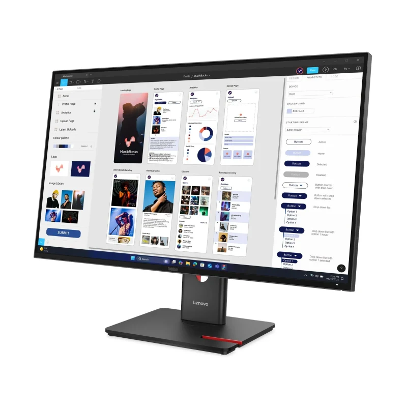 31.5” Monitor Lenovo ThinkVision T32UD-40 / 4K/ 4ms 3
