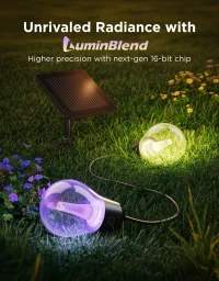 Sir de luminite de exterior pe paterii solare GOVEE RGBIC 3