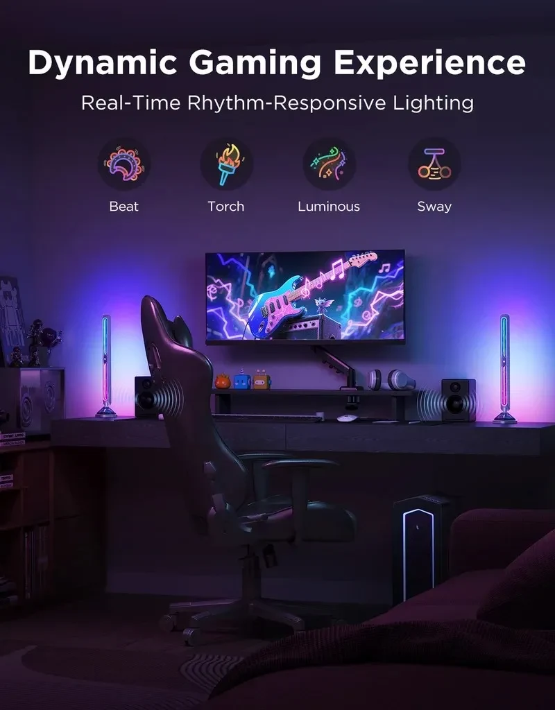 Bare luminoase Gaming Govee Gaming Light Bars Pro 4