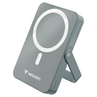 Power Bank Magnetica Wireless cu suport Verbatim Charge'n'Go / 10000 mAh / Gray
