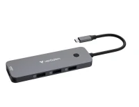Adaptor Multiport 8-in-1 Verbatim CMH-08/ USB-С/ USB-A / HDMI/ SD/ microSD 2