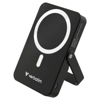 Power Bank Magnetic Wireless cu suport Verbatim Charge'n'Go / 10000 mAh / Black