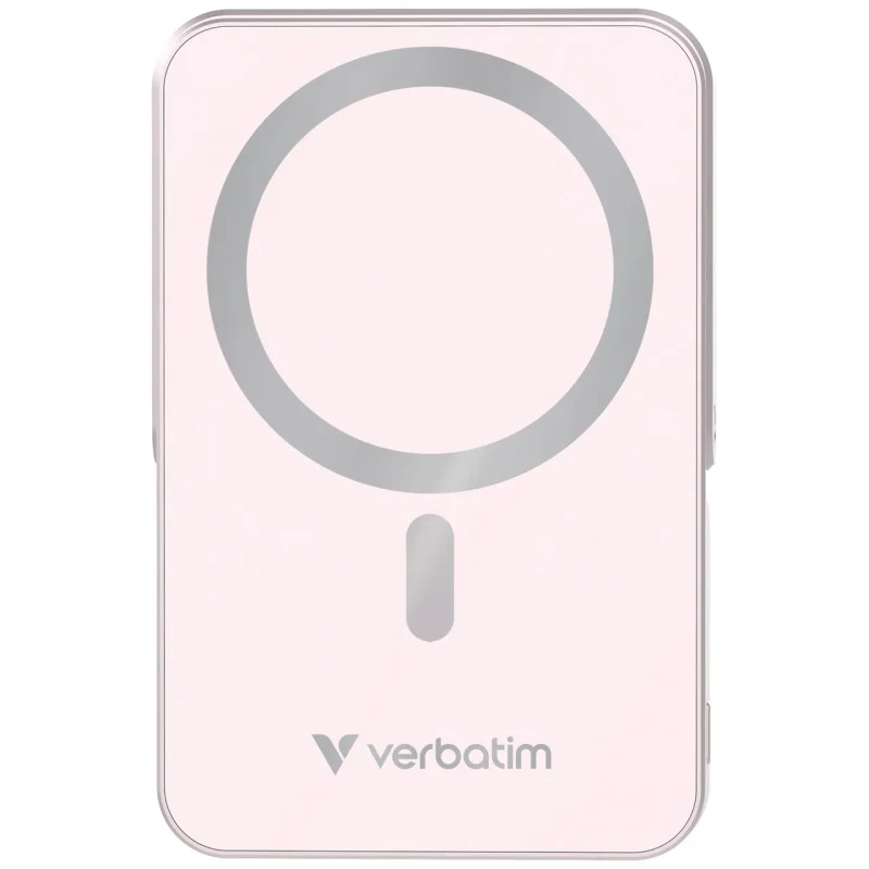 Power Bank Magnetic Wireless cu suport Charge'n'Go / 10000 mAh / Pink 2