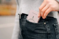 Power Bank Magnetic Wireless cu suport Charge'n'Go / 10000 mAh / Pink 3