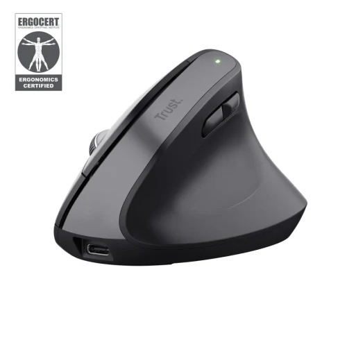 Mouse ergonomic wireless Trust Bayo+ / 2.4GHz/ Bluetooth/ Black