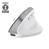 Mouse ergonomic wireless Trust Bayo+ / 2.4GHz/ Bluetooth/ White
