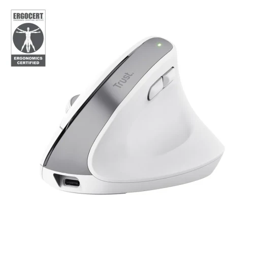 Mouse ergonomic wireless Trust Bayo+ / 2.4GHz/ Bluetooth/ White