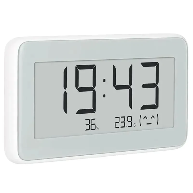 Temperature and Humidity Monitor Clock Xiaomi LYWSD02MMC, White 5