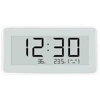 Temperature and Humidity Monitor Clock Xiaomi LYWSD02MMC, White