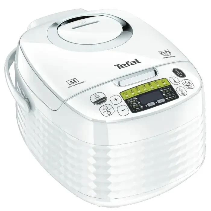 Multicooker Tefal FUZZY SPHERICAL POT RK745, White 4