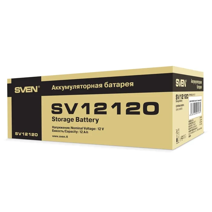 SVEN SV12120, Battery 12V 12AH 3
