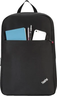 15.6” NB Backpack - Lenovo ThinkPad Basic Backpack by Targus, Lightweight and Durable Fabric, Black. 2