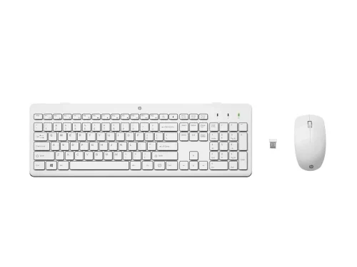 Tastatura si Mouse Wireless HP 230, White
