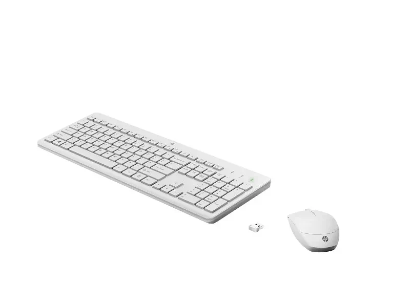 Tastatura si Mouse Wireless HP 230, White 2