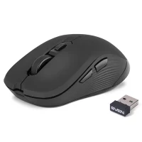 SVEN RX-560SW Wireless, Optical Mouse, 2.4GHz, Nano Receiver, 800/1200/1600dpi, 5+1(scroll wheel) Silent buttons, Switching DPI modes, Rubber scroll wheel, Black 2