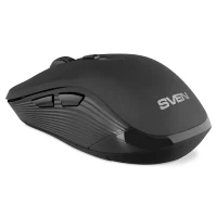 SVEN RX-560SW Wireless, Optical Mouse, 2.4GHz, Nano Receiver, 800/1200/1600dpi, 5+1(scroll wheel) Silent buttons, Switching DPI modes, Rubber scroll wheel, Black 3