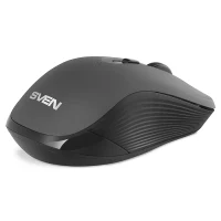 SVEN RX-560SW Wireless, Optical Mouse, 2.4GHz, Nano Receiver, 800/1200/1600dpi, 5+1(scroll wheel) Silent buttons, Switching DPI modes, Rubber scroll wheel, Gray 4