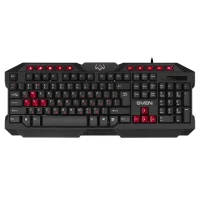 SVEN GS-9200 Gaming Set, Keyboard+Mouse+MousePad, keys 14 keys, 10 Fn-keys, mouse 5+1(800-2400 DPI) , USB, Black, Rus/Ukr/Eng 2