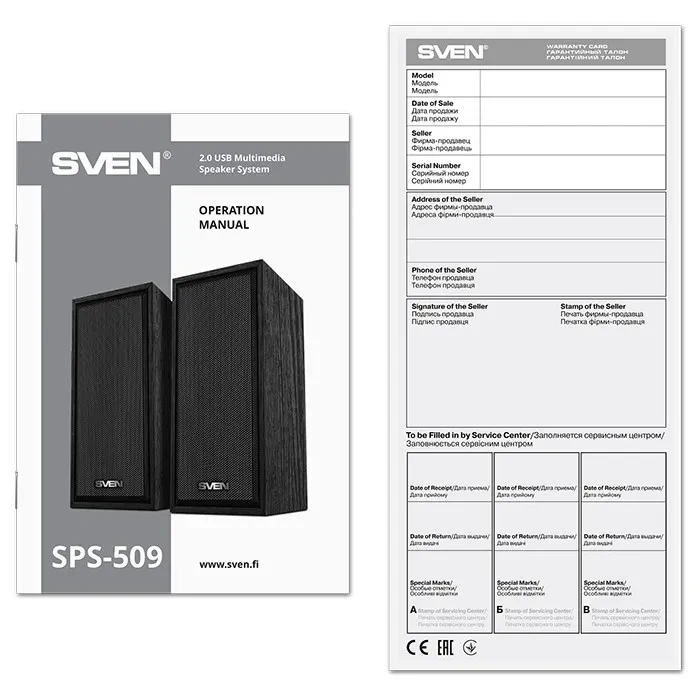 Boxe 2.0 SVEN SPS-509 / 6W RMS / USB power / Black 4