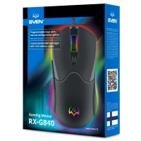 Mouse Gaming SVEN RX-G840 / 7200 dpi / USB / Black 9