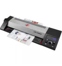 Qsmile LM330iDX A3, Black, Rollers: 2(hot shoe), Reverse, Input width: 330 mm,Speed: 55 cm/min, Min Film thickness: 160(2*80) microns, Max. film thickness: 250(2*125) microns, Min Film size: Credit card size (54*86 mm), Max. Paper size: A3, Max. lam. thickness: 1 mm