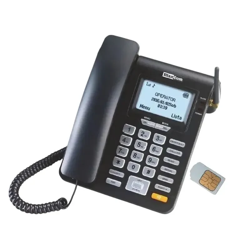 MAXCOM TELEFON FIX MM28DHS+GSM Black 5