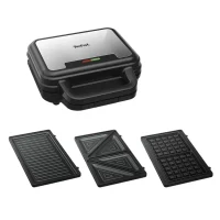 Sandwich Toaster Tefal SW383D10, Black | Silver 3