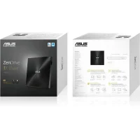 External  Slim DVD-RW Drive ASUS ZenDrive U9M "SDRW-08U9M-U", Black, (USB2.0), 13.9mm Ultraslim, USB 6