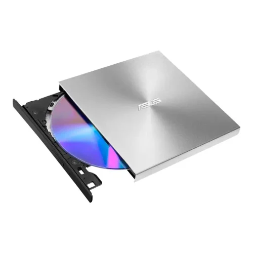 External  Slim DVD-RW Drive ASUS ZenDrive U9M "SDRW-08U9M-U", Silver, (USB2.0), 13.9mm Ultraslim, US