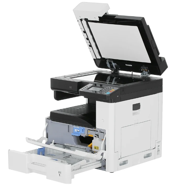 Ecosys M4125idn, A3 B/W MFP, 25 ppm, 3in1, HyPAS, 1200x1200 dpi, 4.3" Touch Panel, 50-sheet reversing DP std, with starter toner 3